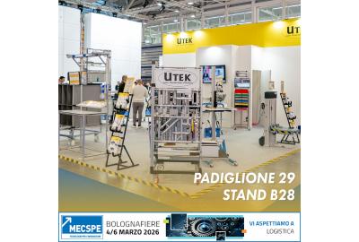 Scopri Utek a MECSPE 2026 | Soluzioni Lean Manufacturing