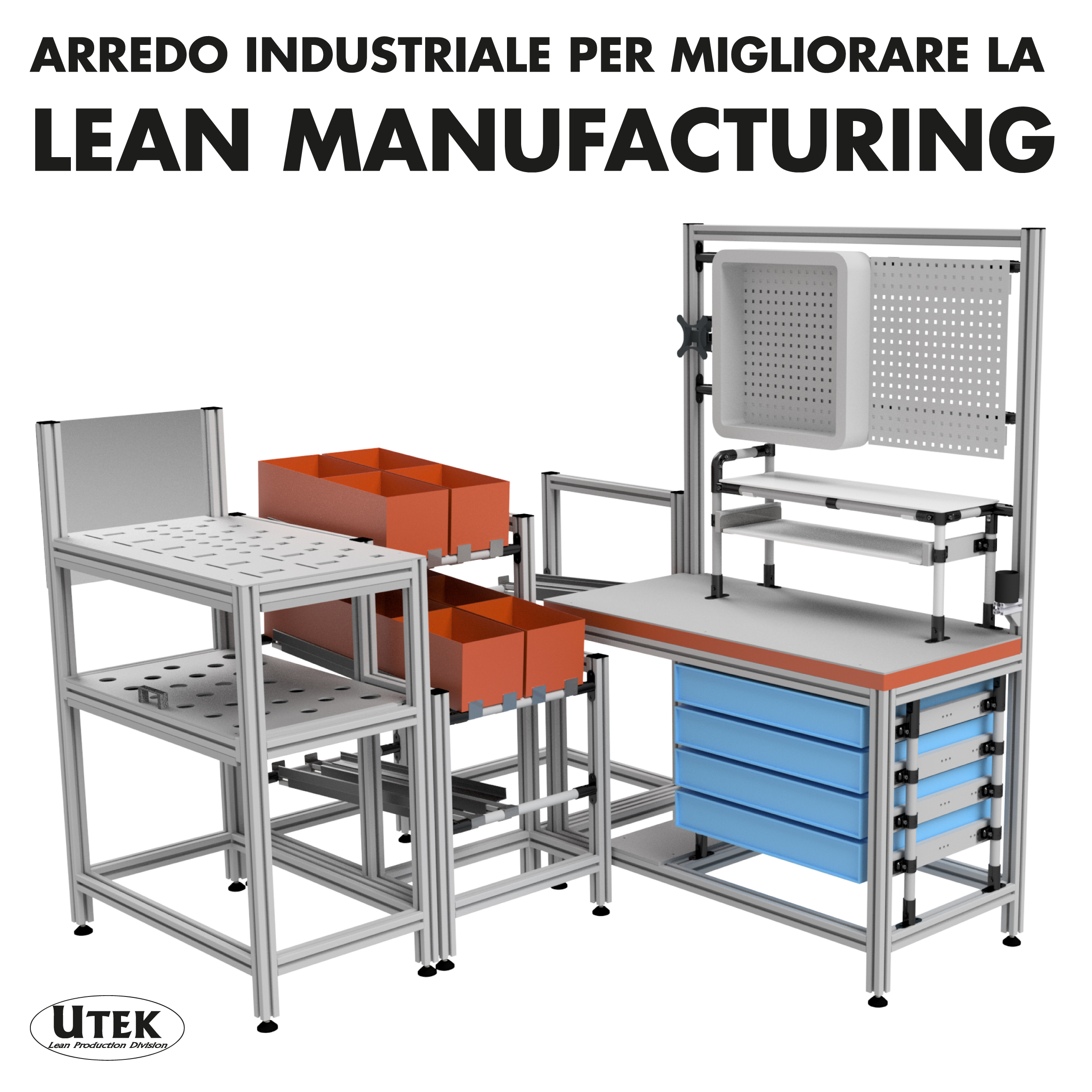 Arredamento industriale per migliorare la Lean Manufacturing