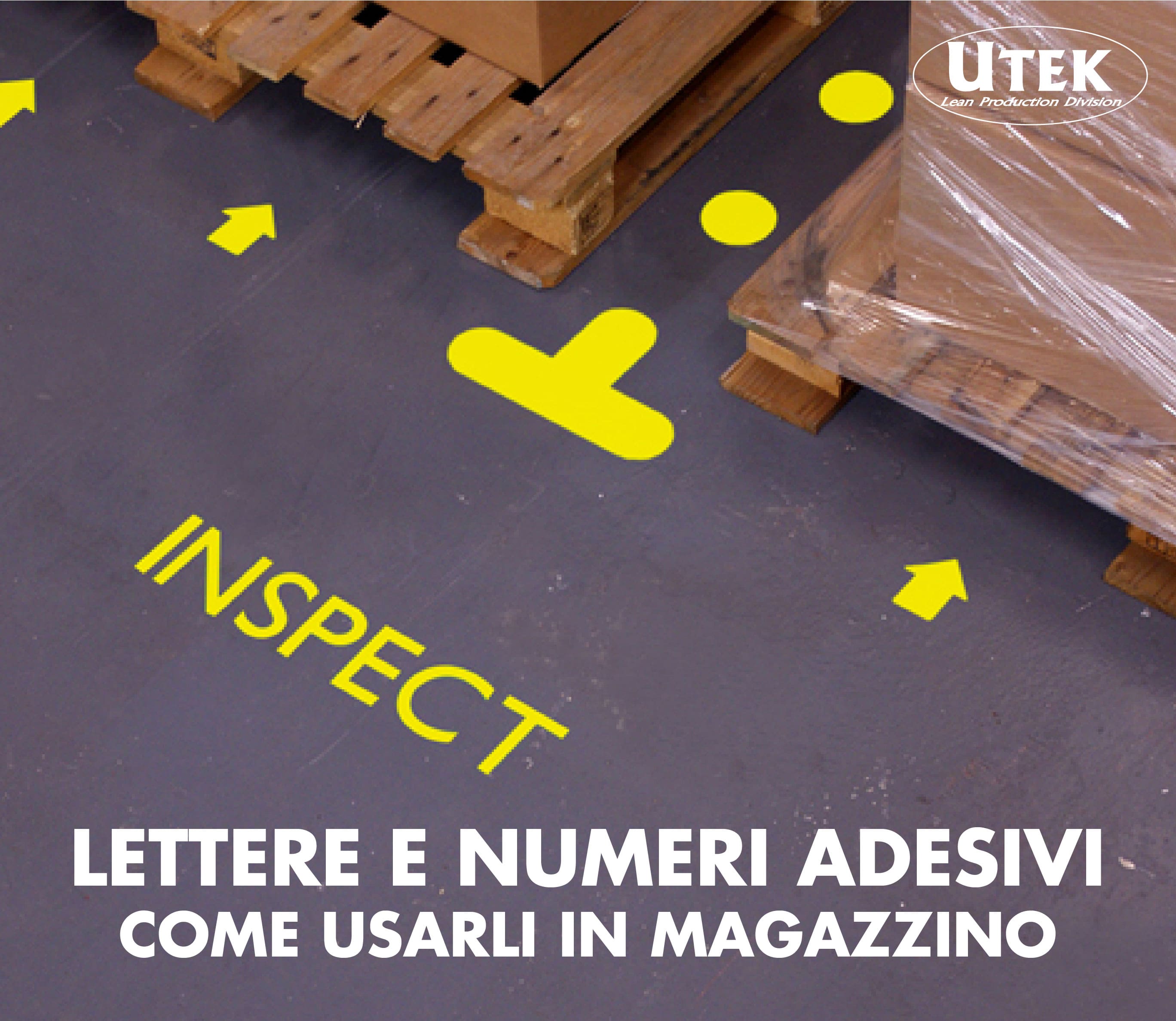 Come usare lettere e numeri adesivi in magazzino