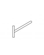 Gancio per portadocumenti adesivo