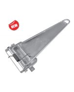 Timone in acciaio con ritorno a molla