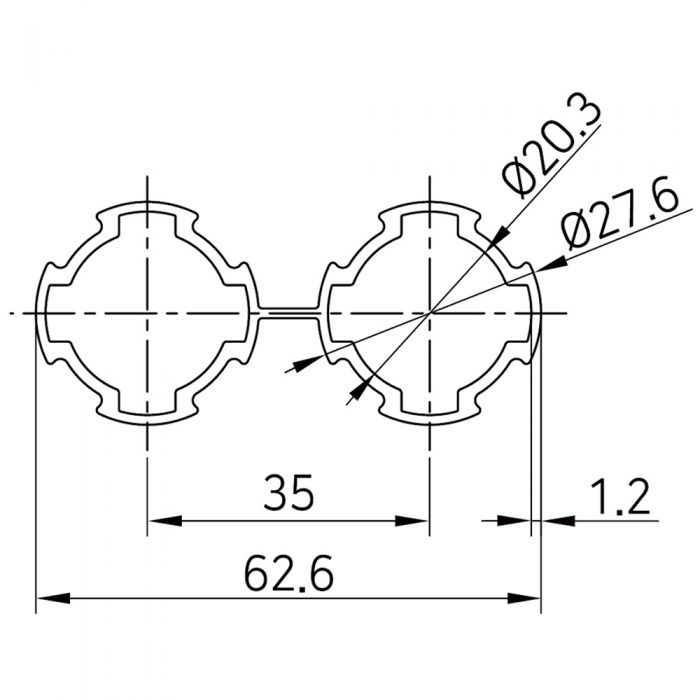 Raccordo Terminale Per Canalina Profilfreddo 65x50cm - Tappo Di Chiusura Per Canaline Elettriche - Foto 5