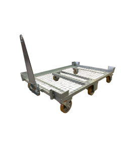 Carrello porta pallet fondo retato
