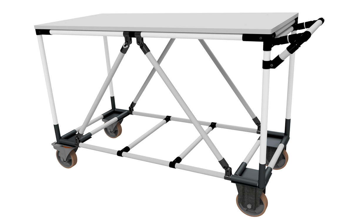 carrelli per la movimentazione merci - render