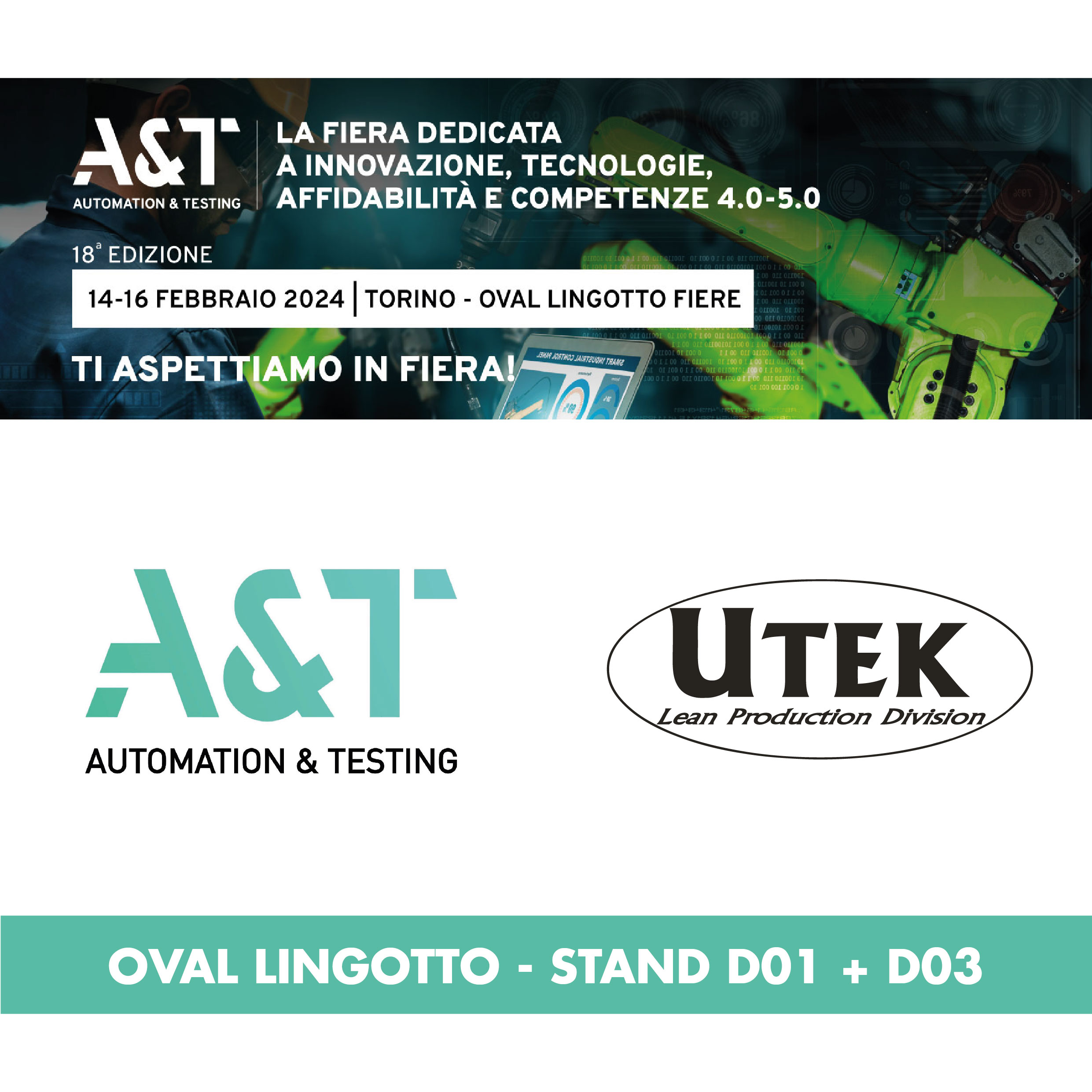 A&T 2024 - Fiere Torino - Oval Lingotto