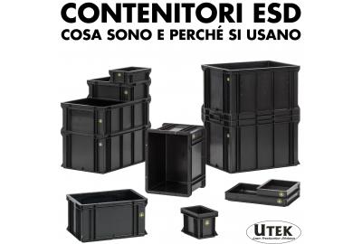 Contenitori ESD: cosa sono e perché si usano