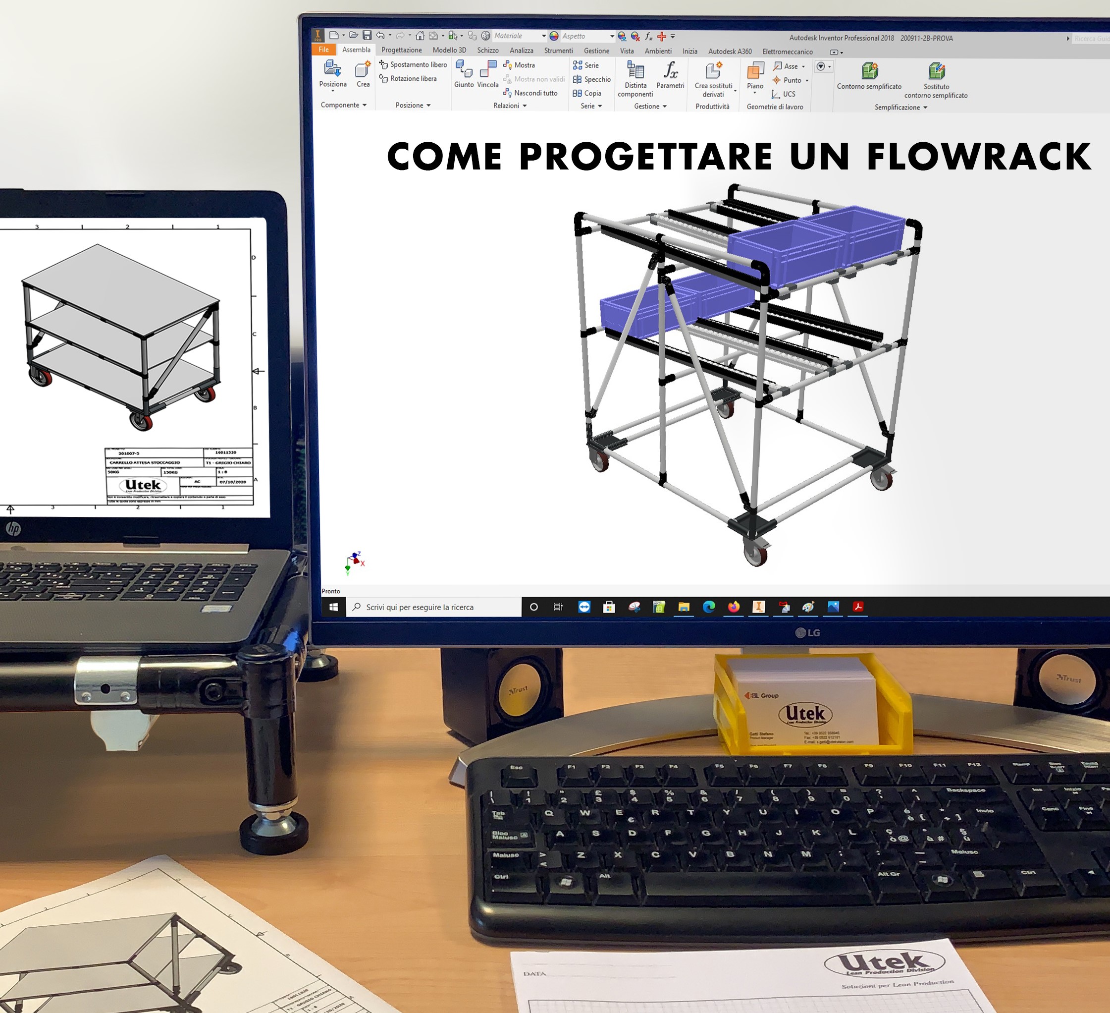 Flowrack, come progettare scaffali supermarket lean?