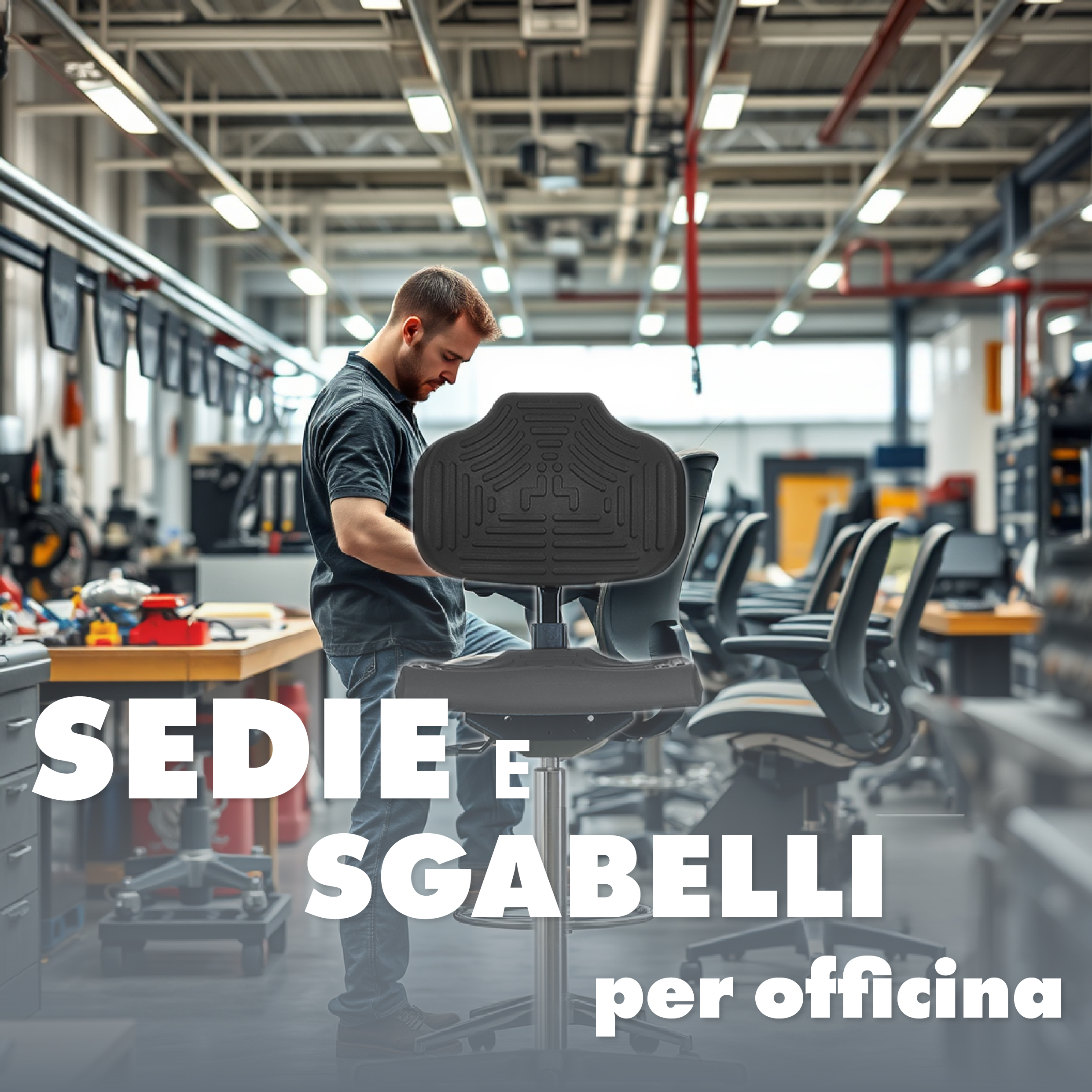 Sedie e Sgabelli per l'officina, quali scegliere?