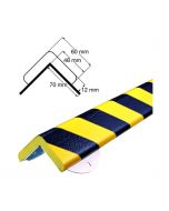 Protezione angolo Tipo H con supporto