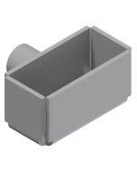 Porta utensili zincato 100x50x50 mm