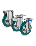 Ruote in poliuretano profilo bombato