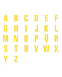 Lettere adesive da pavimento